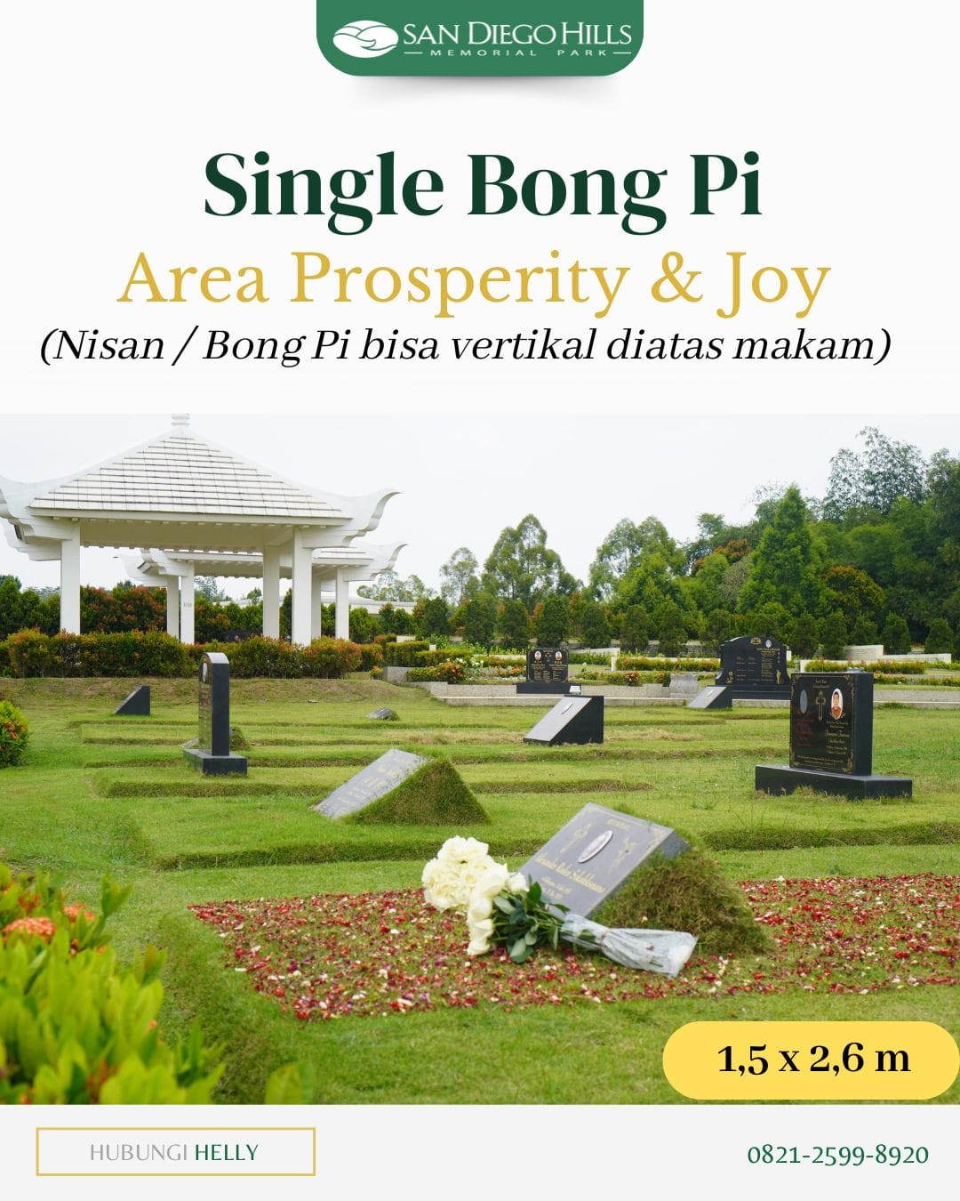 Single Bong Pi di San Diego Hills Mem